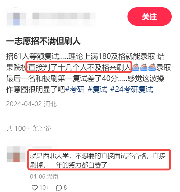 這些院校淘汰率最高82.8%！復(fù)試刷人超狠！