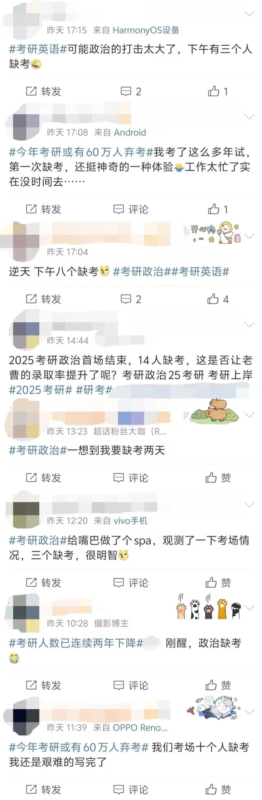 2025考研棄考人數(shù)！